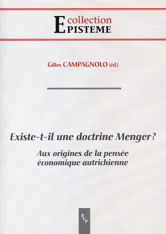 Existe-t-il une doctrine Menger ?