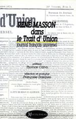 René Masson dans le Trait d'Union