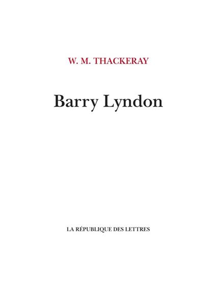 Barry Lyndon