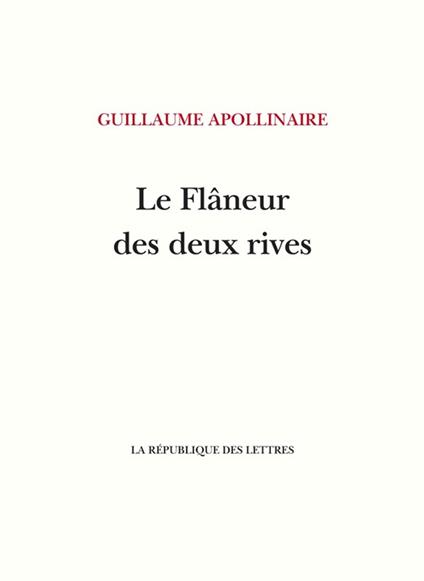 Le Flâneur des deux rives