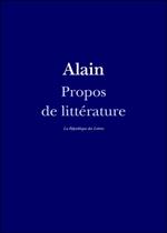 Propos de littérature