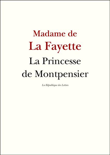 La Princesse de Montpensier