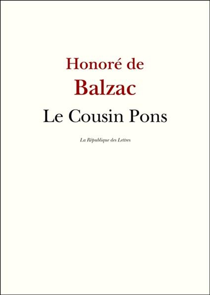 Le Cousin Pons