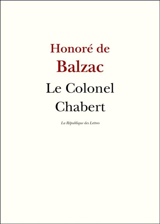 Le Colonel Chabert