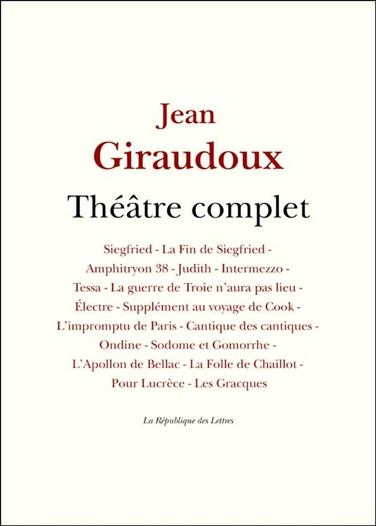 Théâtre complet