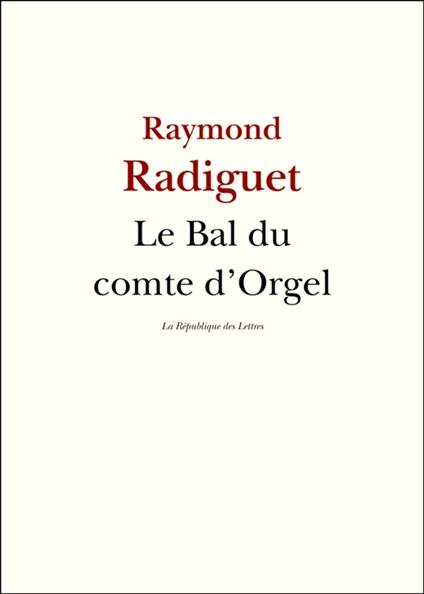 Le Bal du comte d'Orgel