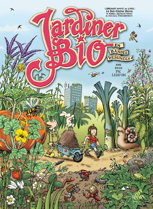Jardiner bio en bandes dessinées