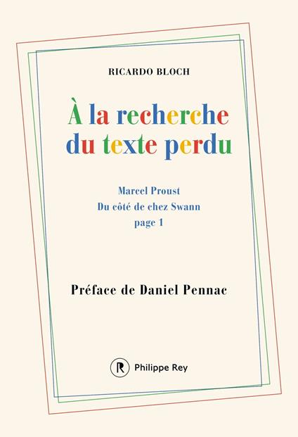 A la recherche du texte perdu