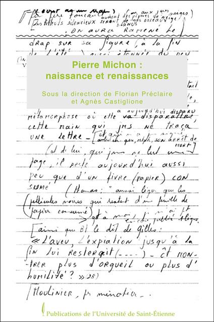 Pierre Michon : naissance et renaissances