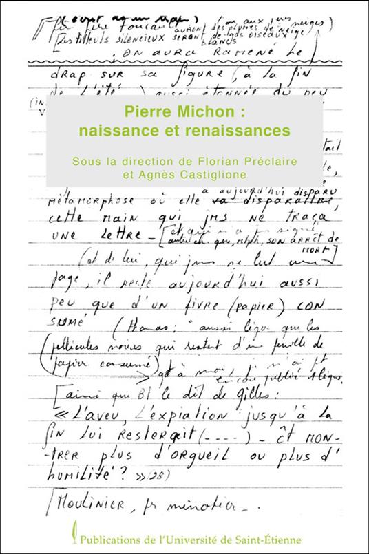 Pierre Michon : naissance et renaissances