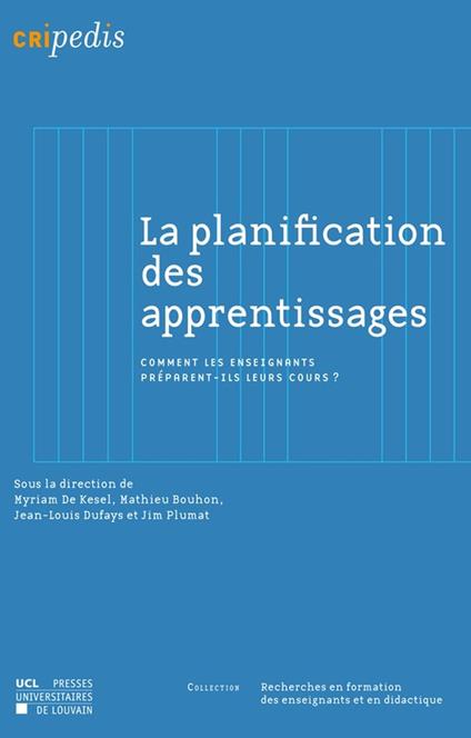 La planification des apprentissages