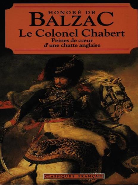 Le colonel Chabert - Honoré de Balzac - copertina