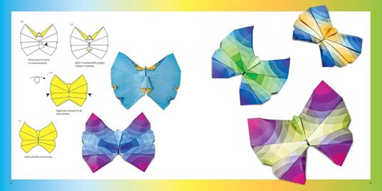 Kit origami. 60 sfumature di colore. Ediz. a colori. Con Materiale a stampa miscellaneo - Riccardo Colletto,Pasquale D'Auria,Enrica Dray - 3