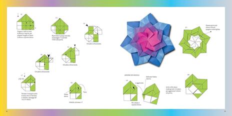Kit origami. 60 sfumature di colore. Ediz. a colori. Con Materiale a stampa miscellaneo - Riccardo Colletto,Pasquale D'Auria,Enrica Dray - 5