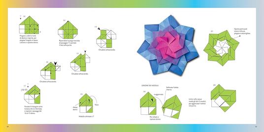 Kit origami. 60 sfumature di colore. Ediz. a colori. Con Materiale a stampa miscellaneo - Riccardo Colletto,Pasquale D'Auria,Enrica Dray - 5