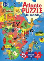 Atlante puzzle del mondo. Ediz. a colori