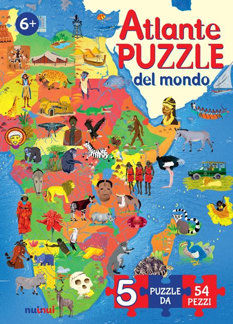 Atlante puzzle del mondo. Ediz. a colori - Enrico Lavagno - copertina