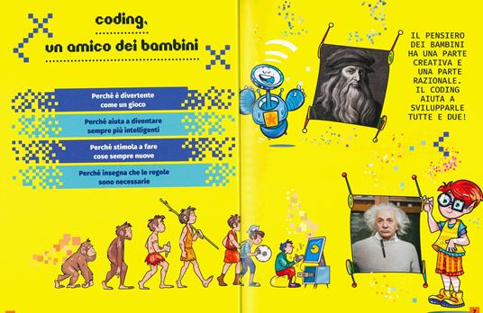 Coding. Gioca e impara il linguaggio del computer. Ediz. a colori - Alberto Bertolazzi - 2