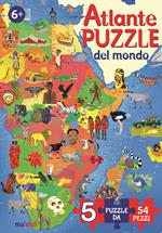 Atlante puzzle del mondo. Ediz. a colori