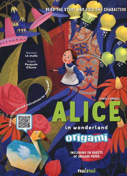 Alice in Wonderland origami - Lewis Carroll - copertina