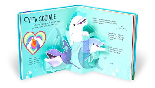 Delfini. Sorprendenti pop up. Ediz. a colori - David Hawcock - 3