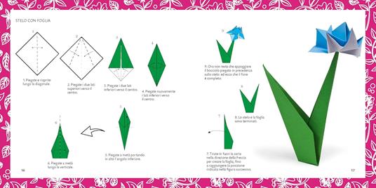 Origami fiori. Strappa e piega. Ediz. a colori. Con QR Code - Rita Foelker,Pasquale D'Auria,Vanda Battaglia - 3