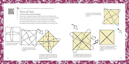 Origami fiori. Strappa e piega. Ediz. a colori. Con QR Code - Rita Foelker,Pasquale D'Auria,Vanda Battaglia - 4