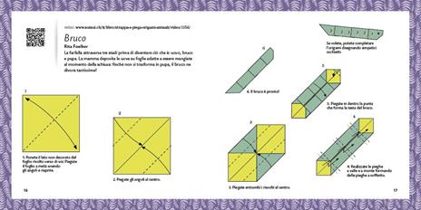 Origami animali. Strappa e piega. Ediz. a colori. Con QR Code - 2
