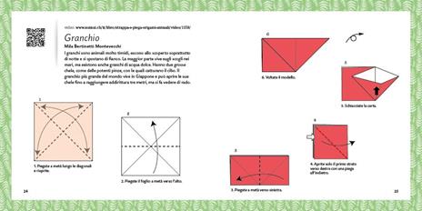 Origami animali. Strappa e piega. Ediz. a colori. Con QR Code - 4