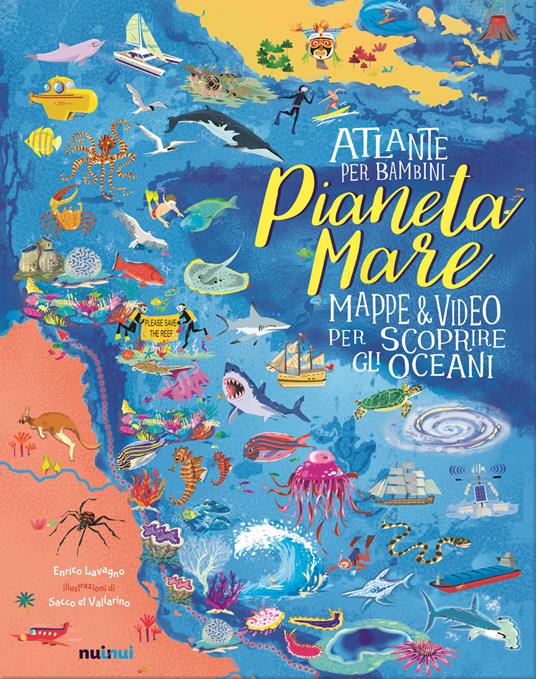 Pianeta mare. Atlante per bambini. Ediz. illustrata - Enrico Lavagno - copertina