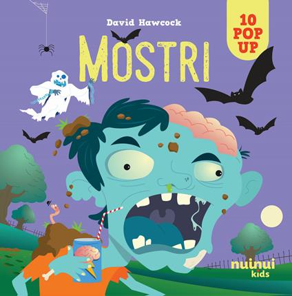 Mostri. Sorprendenti pop up. Ediz. a colori - David Hawcock - copertina