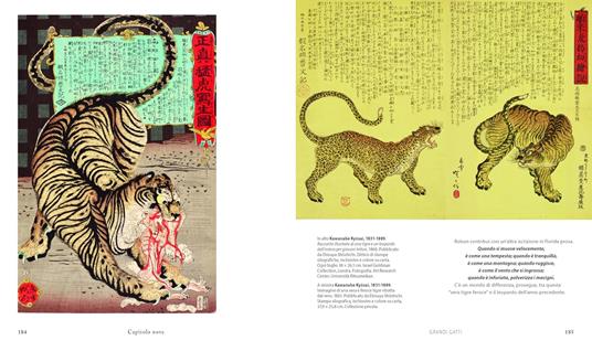 Divini felini. Il gatto nell'arte giapponese. Ediz. illustrata - Rhiannon Paget - 5
