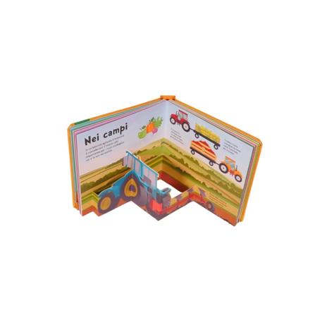 Trattori. Sorprendenti pop up. Ediz. a colori - David Hawcock - 4