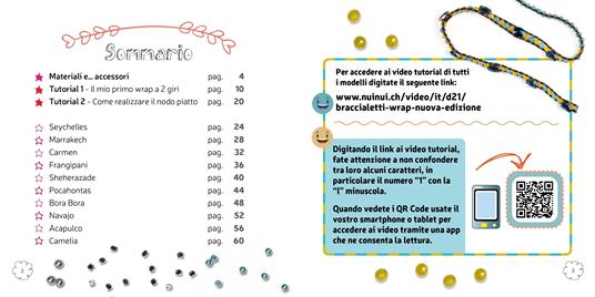 Kit. Braccialetti wrap. Tecniche, modelli, 1 telaietto, perline e video tutorial di ogni modello. Con QR Code - Patrizia Valsecchi - 2
