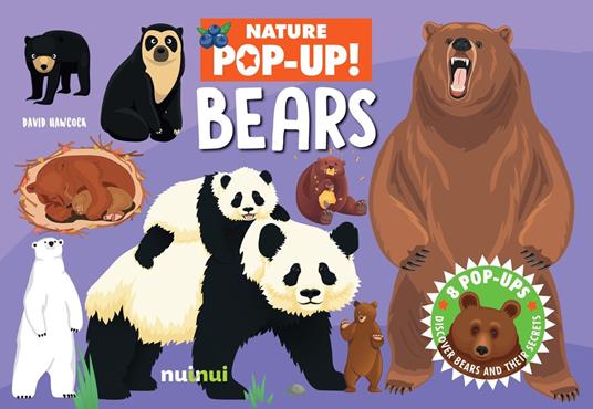Bears. Nature pop-up! Ediz. a colori - David Hawcock - copertina