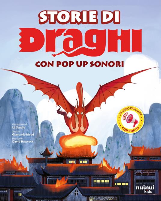 Storie di draghi. Con pop-up sonori. Ediz. illustrata - David Hawcock - copertina