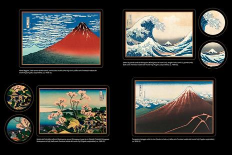 L'arte di Hokusai. Libro sticker. Una collezione di oltre 160 stickers removibili a colori del Grande Maestro - 2