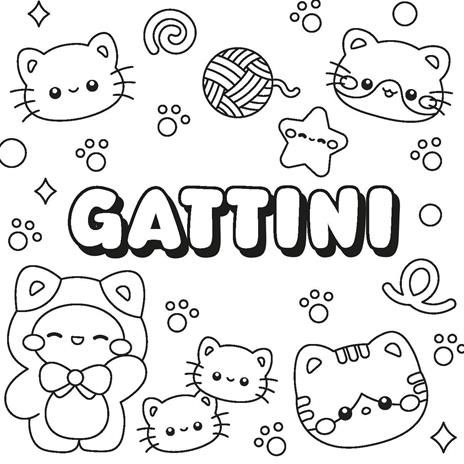 Mini kawaii. Libro da colorare. Ediz. illustrata. Con 5 pennarelli - Verciata - 2