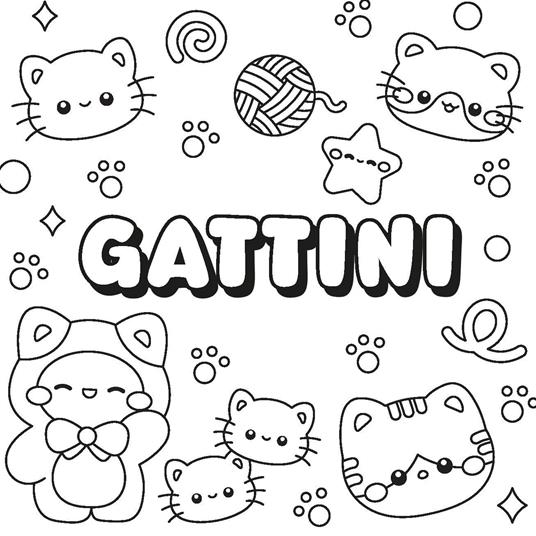 Mini kawaii. Libro da colorare. Ediz. illustrata. Con 5 pennarelli - Verciata - 2