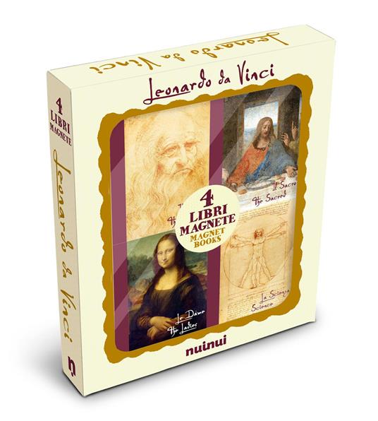 Leonardo da Vinci. Libri magnete. Ediz. italiana e inglese - copertina