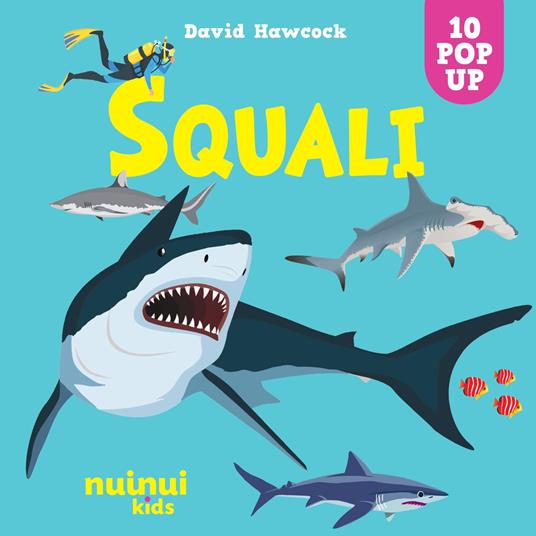 Squali. Sorprendenti pop up - David Hawcock - copertina
