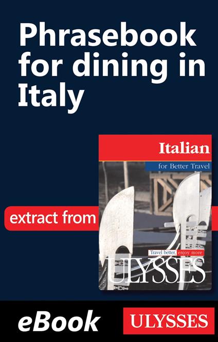 Phrasebook for dining in Italy