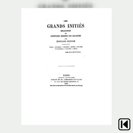 Les grands initiés