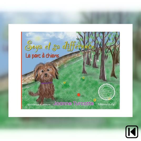 Soya et sa différence. Le parc à chiens