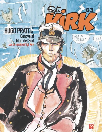Hugo Pratt da Genova ai mari del Sud. Catalogo della mostra (Genova, 14 ottobre 2021-22 marzo 2022). Ediz. a colori - copertina
