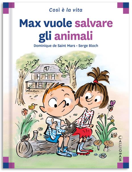 Max vuole salvare gli animali - Dominique de Saint Mars - copertina