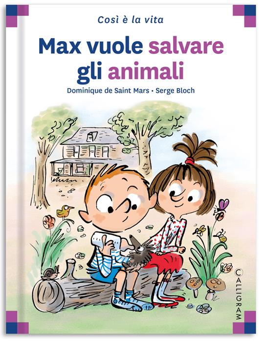 Max vuole salvare gli animali - Dominique de Saint Mars - copertina