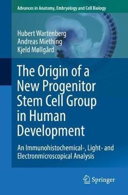 The Origin of a New Progenitor Stem Cell Group in Human Development: An Immunohistochemical-, Light- and Electronmicroscopical Analysis - Hubert Wartenberg,Andreas Miething,Kjeld Møllgård - cover