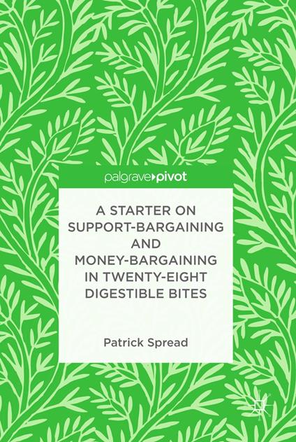 A Starter on Support-Bargaining and Money-Bargaining in Twenty-Eight Digestible Bites