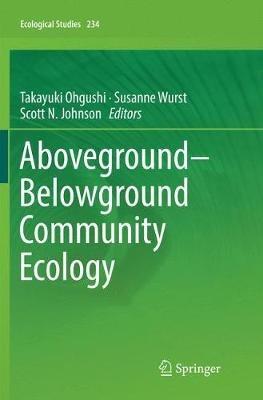Aboveground–Belowground Community Ecology - cover